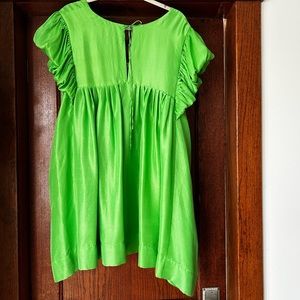 Azeeza Green oversized Babydoll dress - M